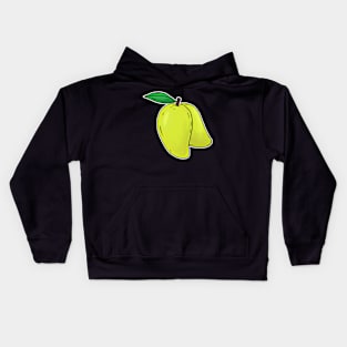 Mango hand drawn fruits summer Kids Hoodie